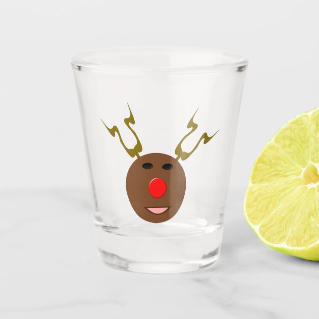 Copo De Shot Cyber Christmas Reindeer (Frente)