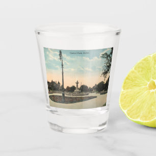 Copo De Shot Dallas TX, Central Park, 1910 Vintage inspirado