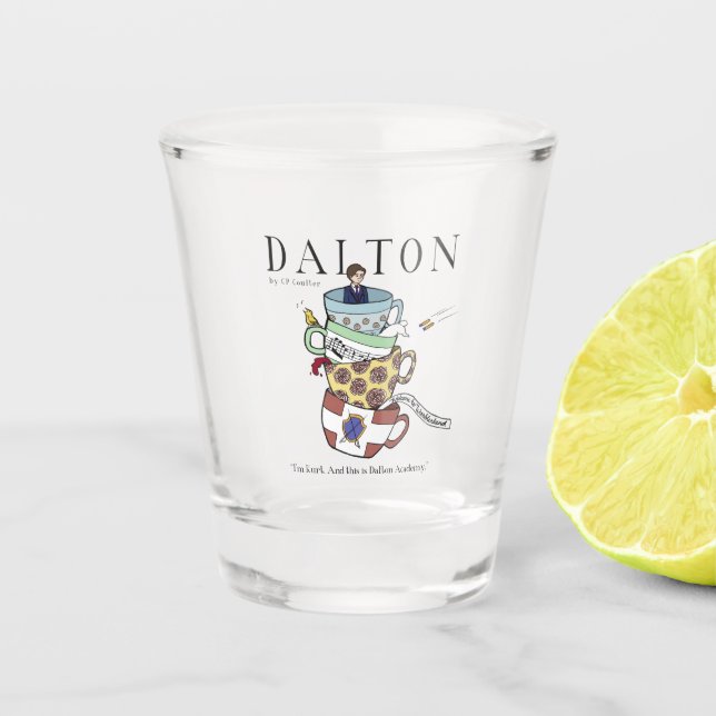Copo De Shot Dalton Audiobook Shot Glass — Equipes (Frente)