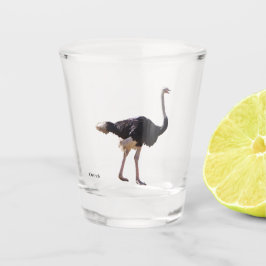 Copo de shot de avestruz