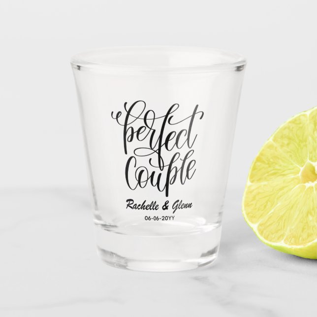 Copo de Shot de Casal Perfeito (Frente)