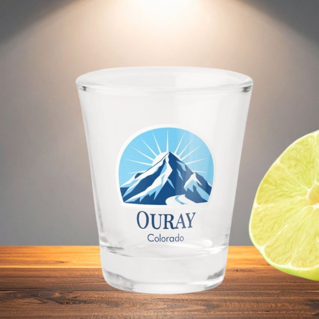 Copo de shot de esqui Ouray Colorado (Criador carregado)