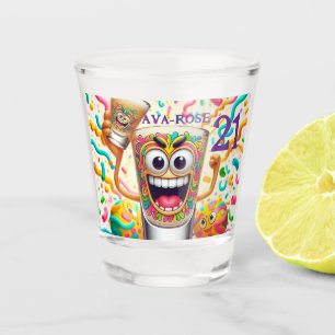 Copo de Shot de Festa de Rave – Diversão Vibrante