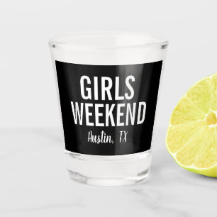 Copo de Shot de Fim de Semana de Garotas Modernas