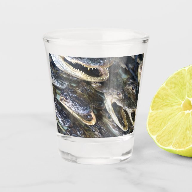 Copo de Shot de Jacaré (Frente)