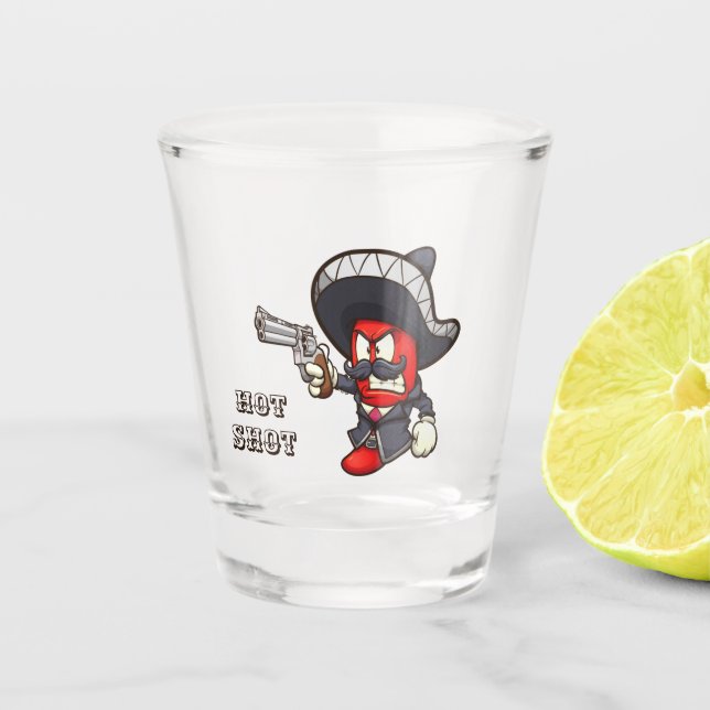 Copo de Shot de Pimenta Quente (Edição) (Frente)