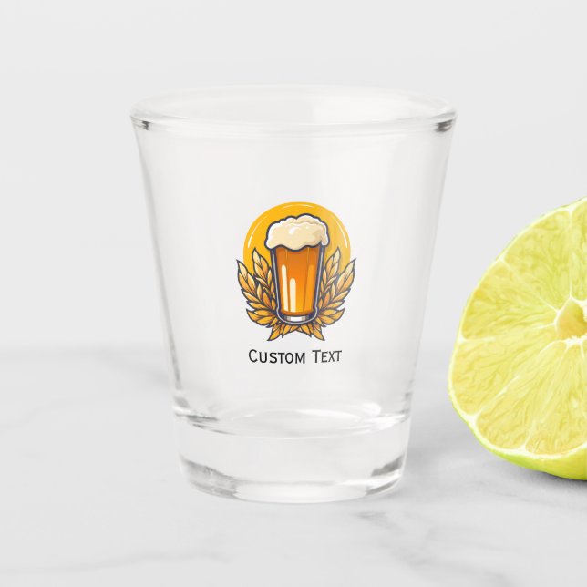 Copo de Shot de Texto Personalizável para Festa (Frente)