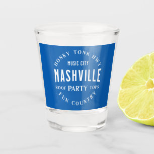 Copo de Shot de Uísque de Música Country Nashville