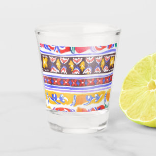 Copo De Shot decor romeno tradicional