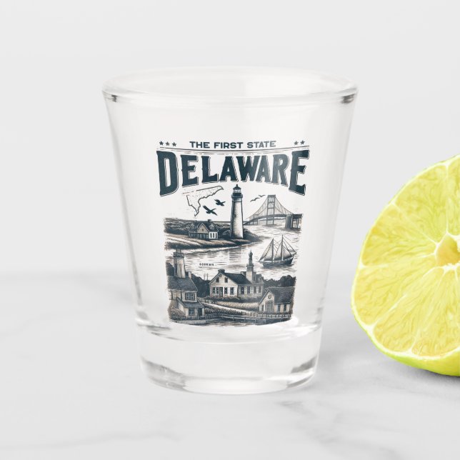 Copo De Shot Delaware (Frente)