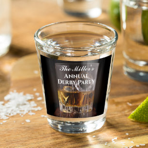 Copo De Shot Derby de Rocks Whiskey Personalizado