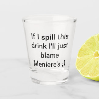 Copo De Shot Derramar Bebida Caneca Meniere's