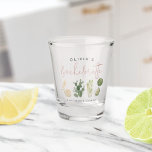 Copo De Shot Desert Boho Festa de solteira Personalizada<br><div class="desc">Comece a festa com óculos fofos que são fáceis de personalizar para a sua festa de solteira, noite, ou fim de semana das meninas! O design do estilo do deserto boho apresenta delicadas ilustrações de aquarela de limões, limões, cacto e um cocktail misto em uma paleta de cor suave de...</div>
