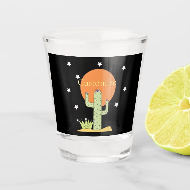 Copo De Shot Desert Cactus Sun Thunder_Cove (Frente)