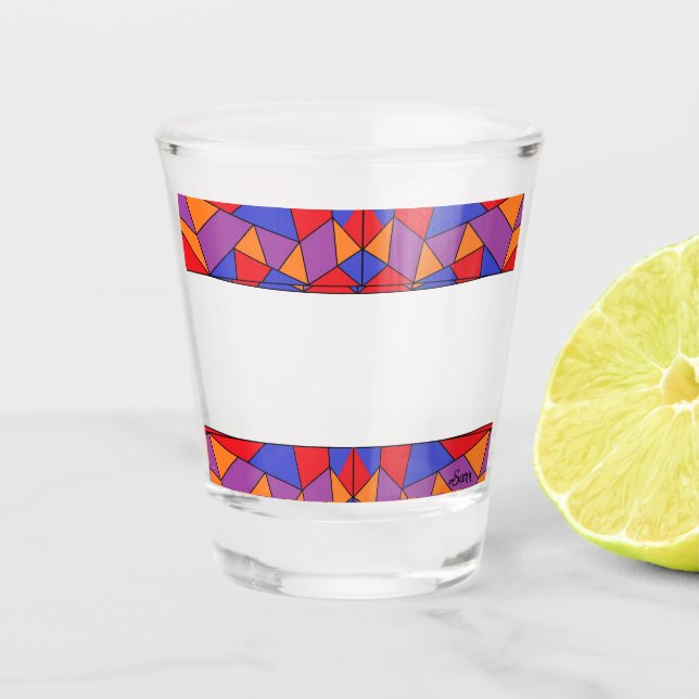 Copo de Shot : Design Abstrato (Frente)