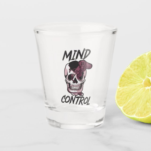 Copo De Shot Design de jogos de controle da mente (Frente)