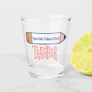 Copo De Shot Design de Lápis de Professores Especiais