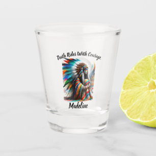 Copo De Shot Designs culturais tradicionais indígenas
