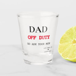 Copo De Shot Desligado | Presente de Dia de os pais engraçado