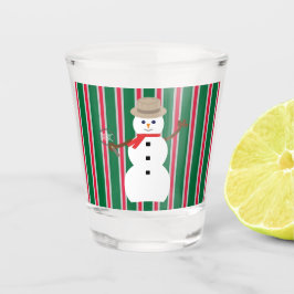 Copo De Shot Detetive Snowman de Natal divertido e Rico