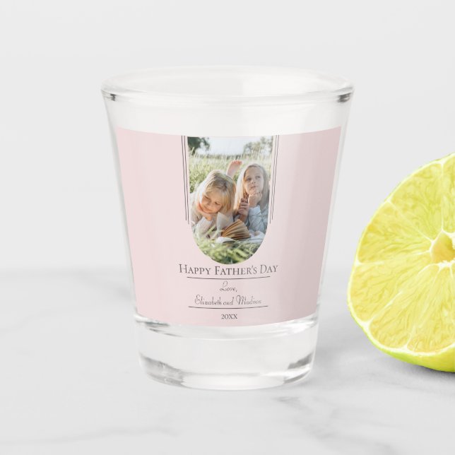 Copo De Shot Dia de os pais de Fotografia em Arch Moderno | Ros (Frente)