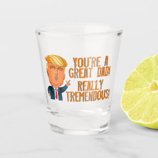 Copo De Shot Dia de os pais Engraçado Trump