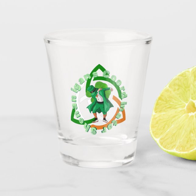 Copo De Shot Dia de São Patrício do Coordenador Shenanigans (Frente)