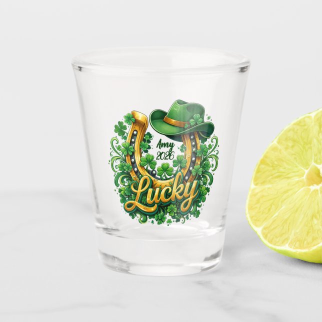 Copo De Shot Dia de São Patrício Personalizável (Frente)