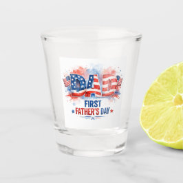 Copo De Shot Dia dos Pais Patriótico