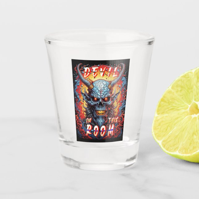 Copo De Shot Diabo Nesta Sala (Frente)