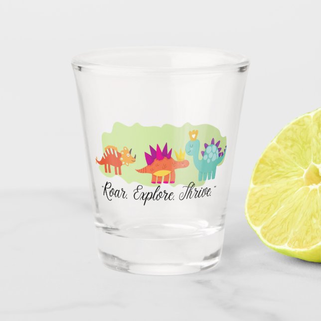 Copo De Shot Dinossauro (Frente)