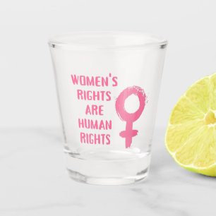 Copo De Shot Direitos das mulheres são direitos humanos