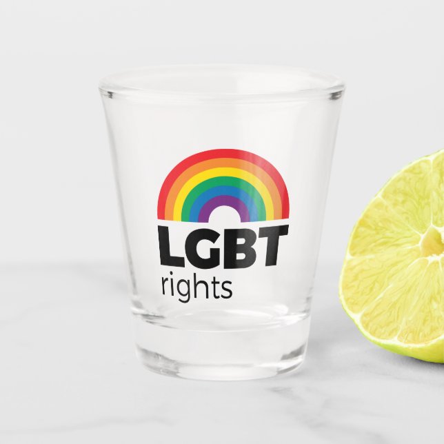 Copo De Shot Direitos LGBT (Frente)