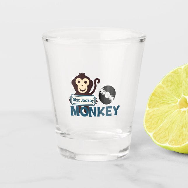 Copo De Shot DJ Monkey (Frente)
