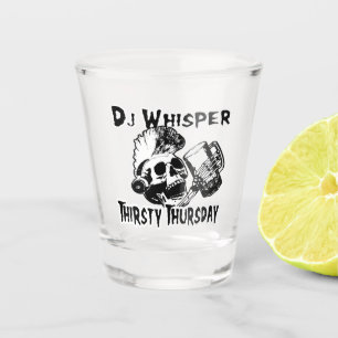 Copo De Shot DJWhisper Sede Quinta-feira Vidro de Foto