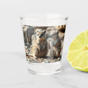 Copo De Shot Dois Aussie Rottnest IsLand Quokkas,