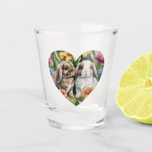 Copo De Shot Dois coelhos de coelhinho