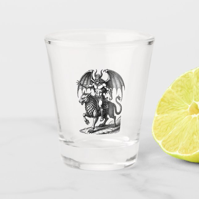Copo De Shot Domínio Silencioso de Astaroth (Frente)