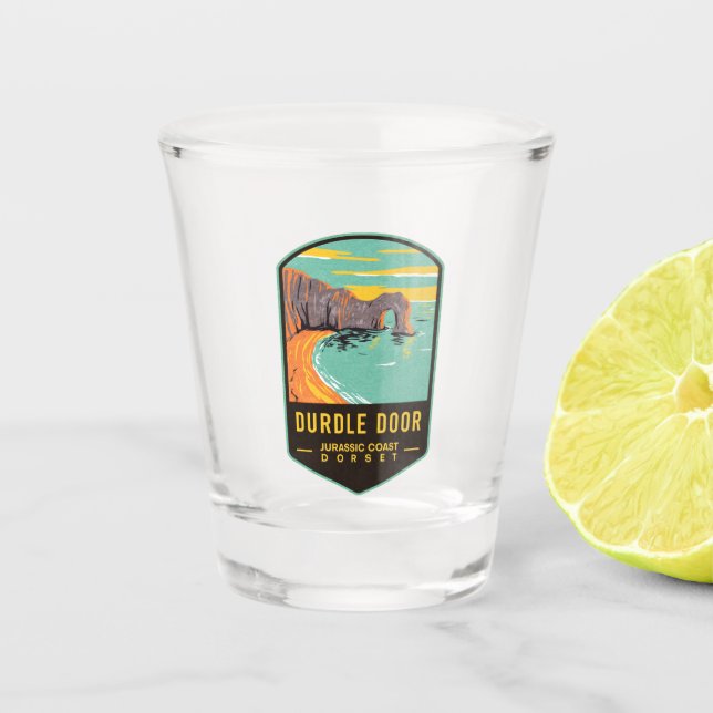 Copo De Shot Dorset Costeiro Jurássico da Porta Durenta (Frente)