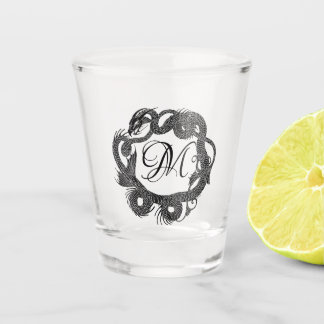 Copo De Shot Dragão Antigo Entrelaçado Personalizado