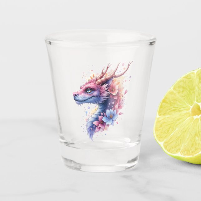 Copo De Shot Dragão Guardião Gentil.  (Frente)
