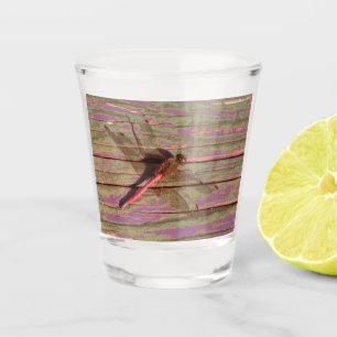Copo De Shot Dragonfly Colorful