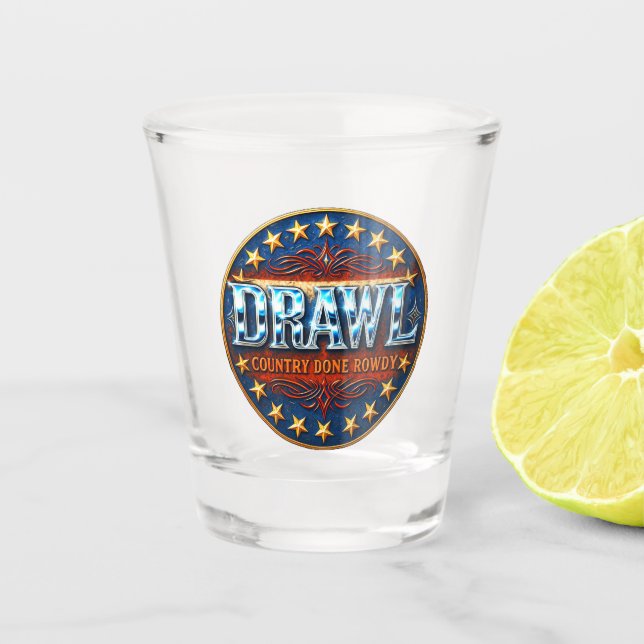 Copo de Shot Drawl (Frente)