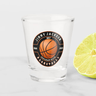 Copo De Shot Drinkware De Vidro De Esportes De Basquete