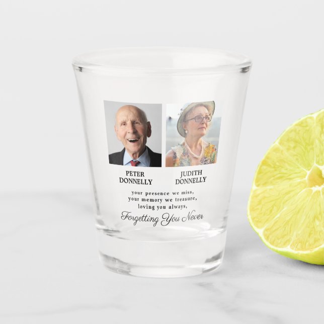 Copo De Shot Duplo Memorial Toast (Frente)
