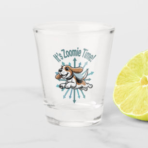 Copo De Shot É Zoomie Time Beagle