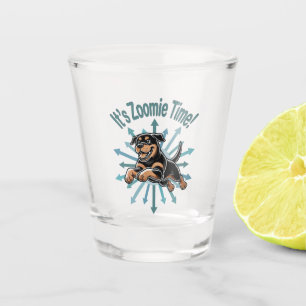Copo De Shot É Zoomie Time Rottweiler