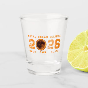Copo De Shot Eclipse Total do Sol 12 de Agosto de 2026