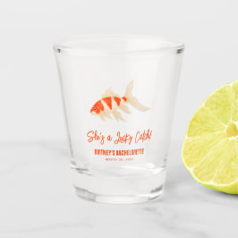 Copo De Shot Ela É Uma Peça Rara Koi Fish Azul Aniversário de S