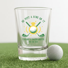 Copo De Shot Ele Colocou um Anel Nela Festa de Solteira de Golf